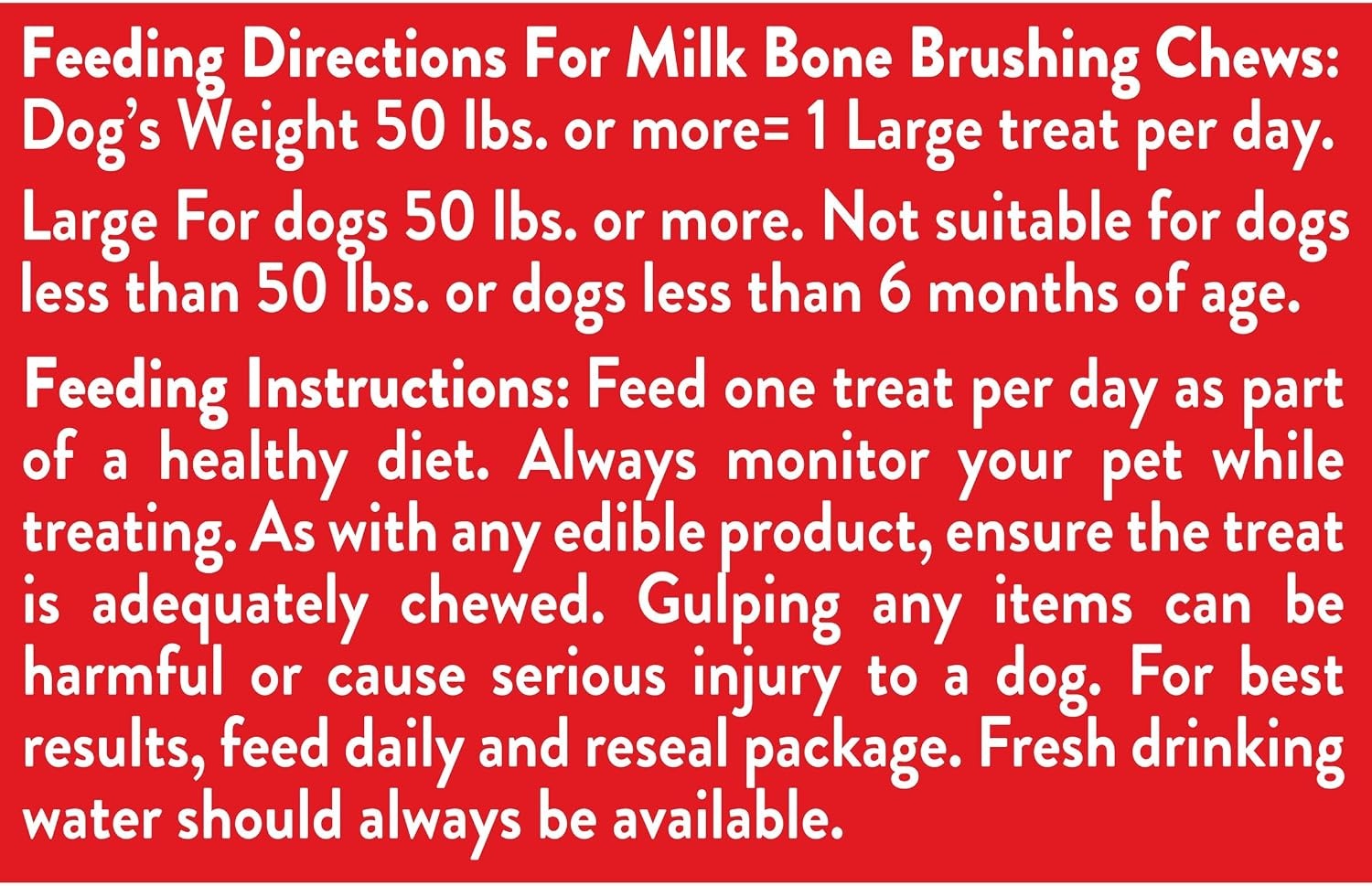 image:imageMilkBone Brushing Chews SmallMedium Original Flavor 35 Dental Treats 275oz bag Daily dental dog treats For dogs 2549 lbs Original chicken flavorChicken Large