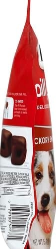 image:imageMilkBone Pill Pouches Hickory Smoked Bacon Flavor 30 Pill Pouches 74oz bag disguise your dogs pills fits most capsules and tabletsHickory Smoked Bacon