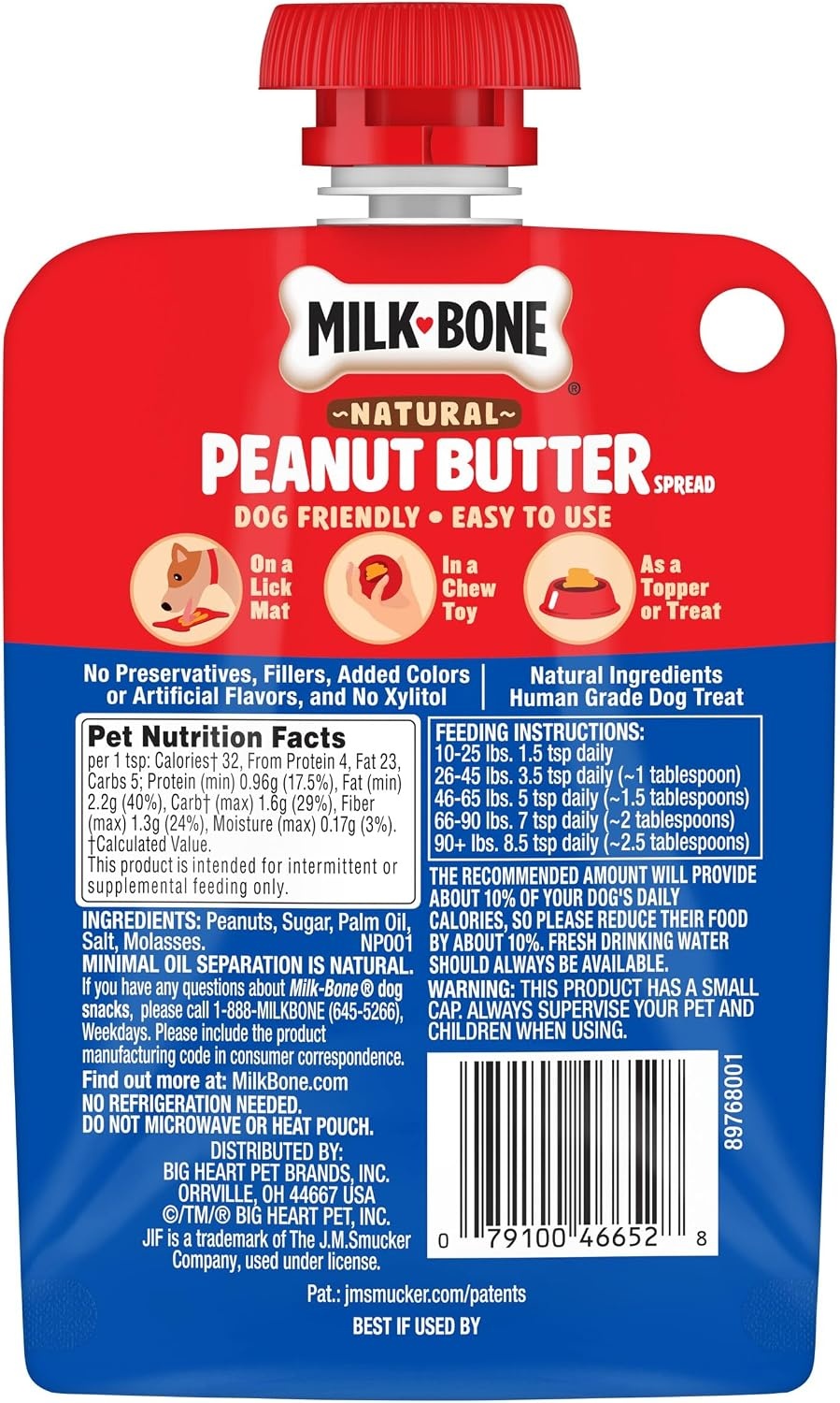 image:imageMilkBone Soft amp Chewy Peanut Buttery Bites 2 Bags 24oz bags soft dog treats with Jif peanut butterPeanut Butter Squeeze