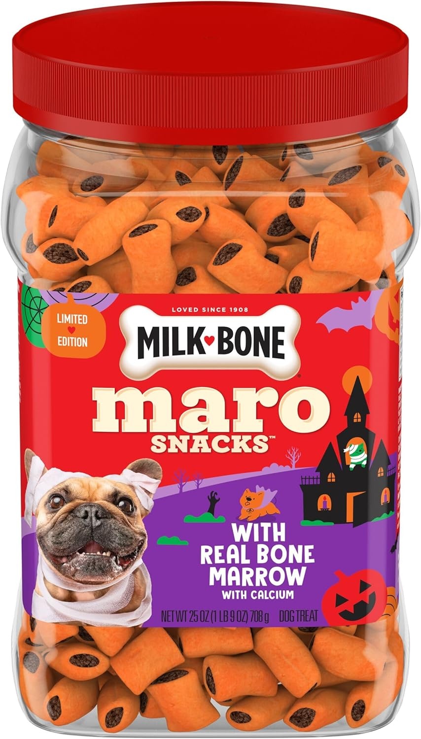 image:imageMilkBone Spooky Biscuits Halloween Dog Treats 24 Oz PailMaroSnacks