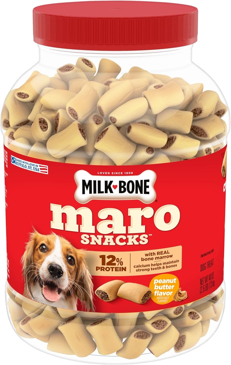 image:imageMilkBone Spooky Biscuits Halloween Dog Treats 24 Oz PailPeanut Butter