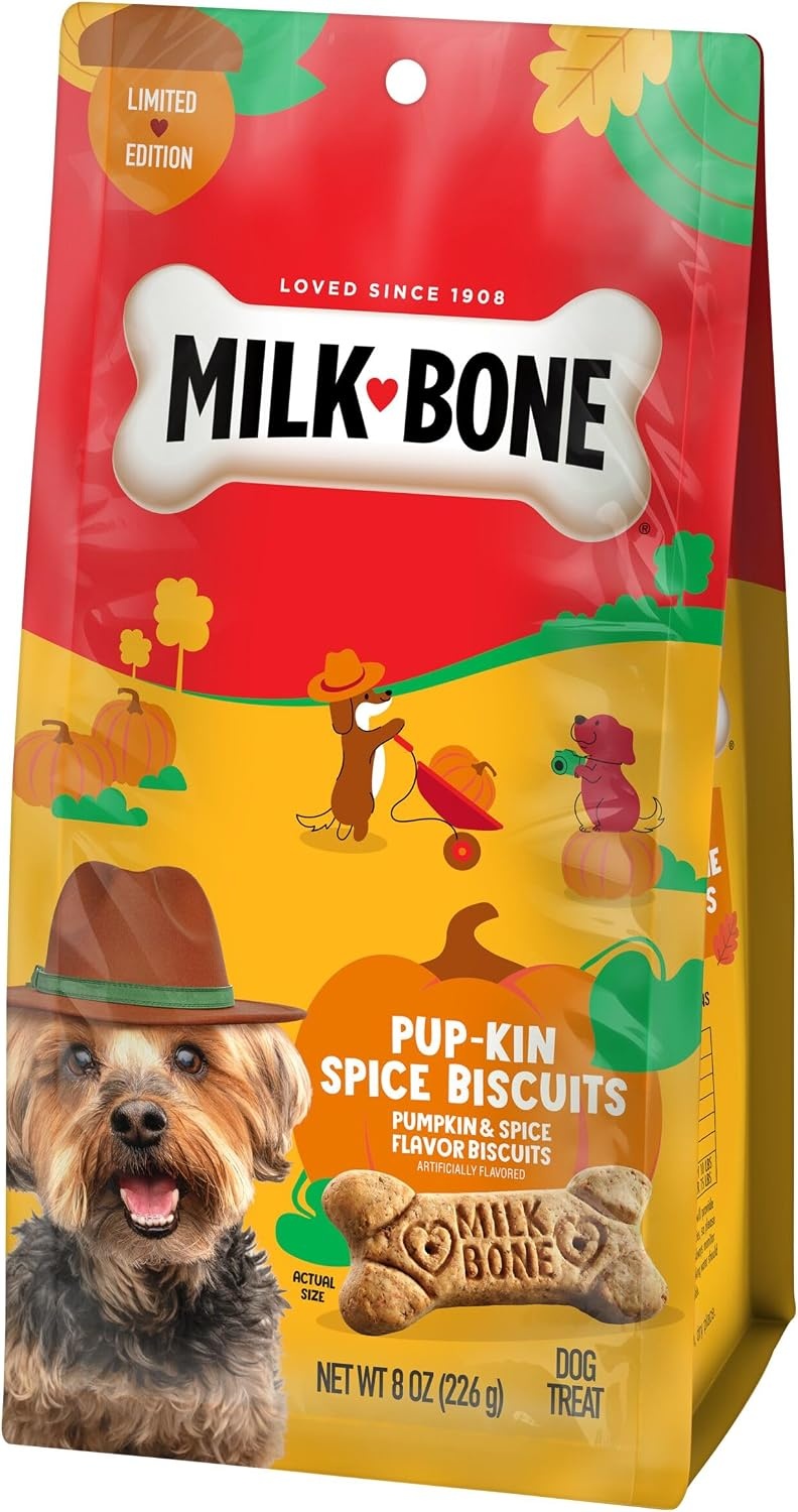image:imageMilkBone Spooky Biscuits Halloween Dog Treats 24 Oz PailPupkin Spice