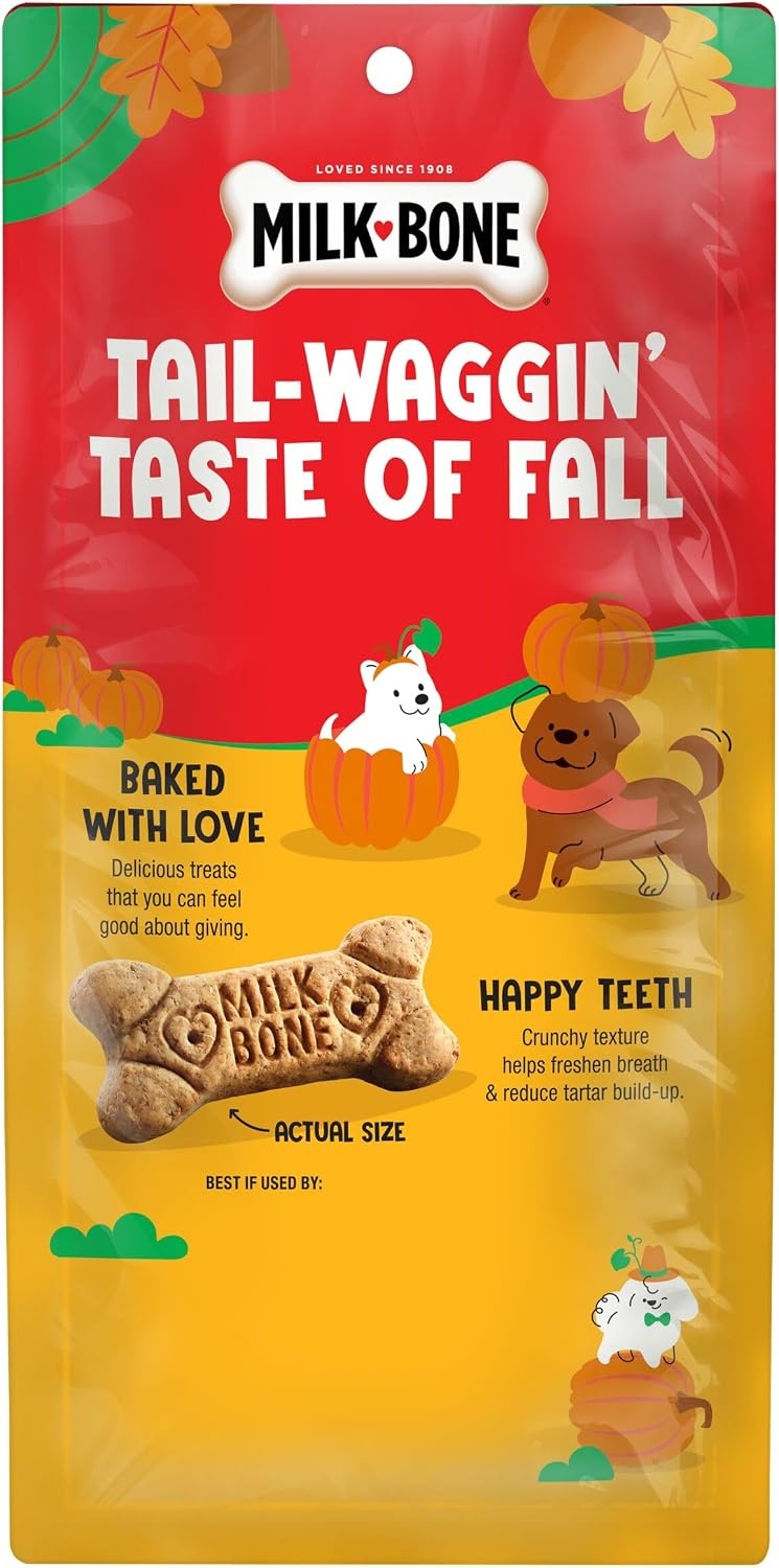 image:imageMilkBone Spooky Biscuits Halloween Dog Treats 24 Oz PailPupkin Spice