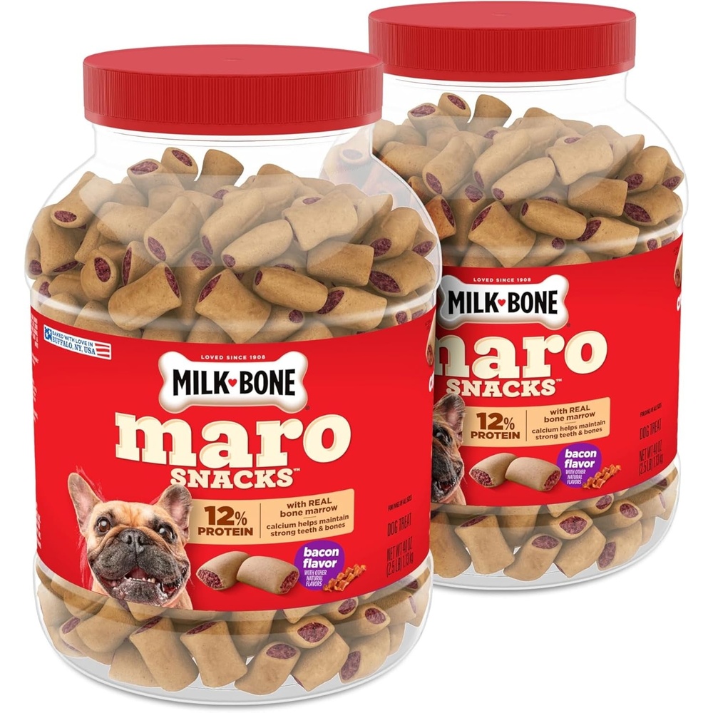image:imageMilkBone Spooky Biscuits Halloween Dog Treats 24 Oz PailBacon