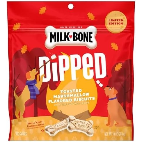 image:imageMilkBone Spooky Biscuits Halloween Dog Treats 24 Oz PailToasted Marshmallow