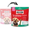 Milk-Bone Brushing Chews, Small/Medium, Fresh Flavor, 25 Dental Treats | 19.6-oz. bag, Daily dental dog treats, For dogs 25-49 lbs., Fresh mint flavor(Mini)