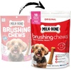 Milk-Bone Brushing Chews, Small/Medium, Original Flavor, 35 Dental Treats | 27.5-oz. bag, Daily dental dog treats, For dogs 25-49 lbs., Original chicken flavor(Chicken (Mini))