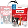 Milk-Bone Brushing Chews, Small/Medium, Original Flavor, 35 Dental Treats | 27.5-oz. bag, Daily dental dog treats, For dogs 25-49 lbs., Original chicken flavor(Chicken (Small/Medium))