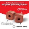 Milk-Bone Pill Pouches, Hickory Smoked Bacon Flavor, 30 Pill Pouches | 7.4-oz. bag, disguise your dog’s pills, fits most capsules and tablets(Chicken)