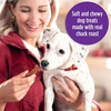 Milk-Bone Soft & Chewy Dog Treats with Real Beef & Filet Mignon, 10 Pouches | 5.6-oz. pouches, tender, tempting dog treats, easy to chew, for dogs of all ages and sizes(Beef)