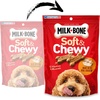 Milk-Bone Soft & Chewy Dog Treats with Real Beef & Filet Mignon, 10 Pouches | 5.6-oz. pouches, tender, tempting dog treats, easy to chew, for dogs of all ages and sizes(Chicken)