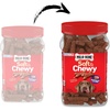 Milk-Bone Soft & Chewy Dog Treats with Real Beef & Filet Mignon, 10 Pouches | 5.6-oz. pouches, tender, tempting dog treats, easy to chew, for dogs of all ages and sizes(Beef)