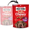 Milk-Bone Soft & Chewy Dog Treats with Real Beef & Filet Mignon, 10 Pouches | 5.6-oz. pouches, tender, tempting dog treats, easy to chew, for dogs of all ages and sizes(Beef & Filet Mignon)