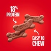Milk-Bone Soft & Chewy Dog Treats with Real Beef & Filet Mignon, 10 Pouches | 5.6-oz. pouches, tender, tempting dog treats, easy to chew, for dogs of all ages and sizes(Bacon)