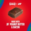 Milk-Bone Soft & Chewy Peanut Buttery Bites, 2 Bags | 24-oz. bags, soft dog treats with Jif peanut butter(Peanut Butter & Bacon Bites)