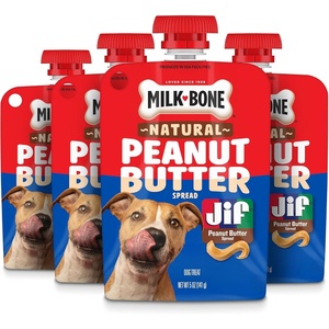 Milk-Bone Soft & Chewy Peanut Buttery Bites, 2 Bags | 24-oz. bags, soft dog treats with Jif peanut butter(Peanut Butter Squeeze)
